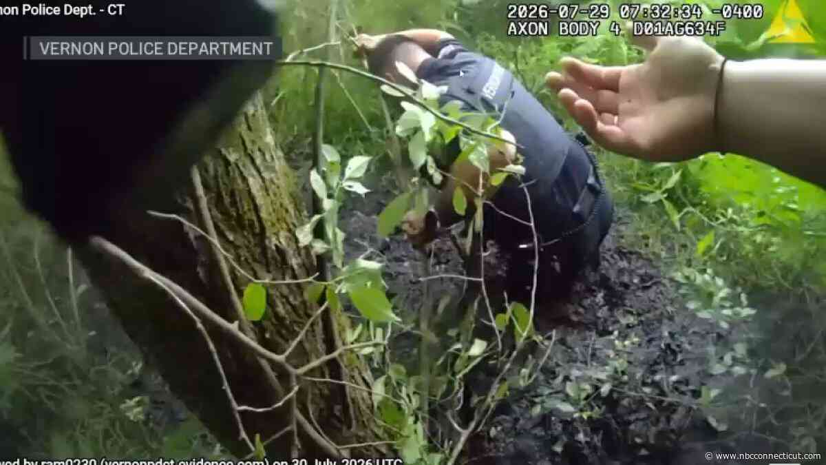 8-year-old boy rescued by Vernon police in swampy, dangerous conditions