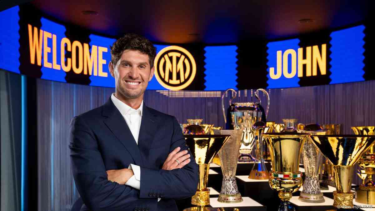 Stones signs for Inter Milan after Man City exit
