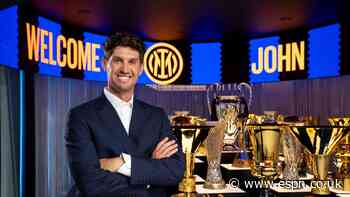 Stones signs for Inter Milan after Man City exit