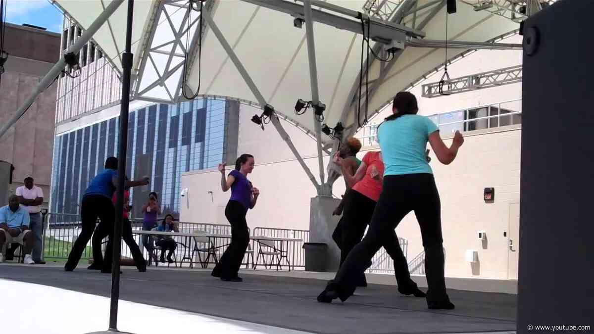 XClaim Dance at Mayor's Block Party at Columbus Commons