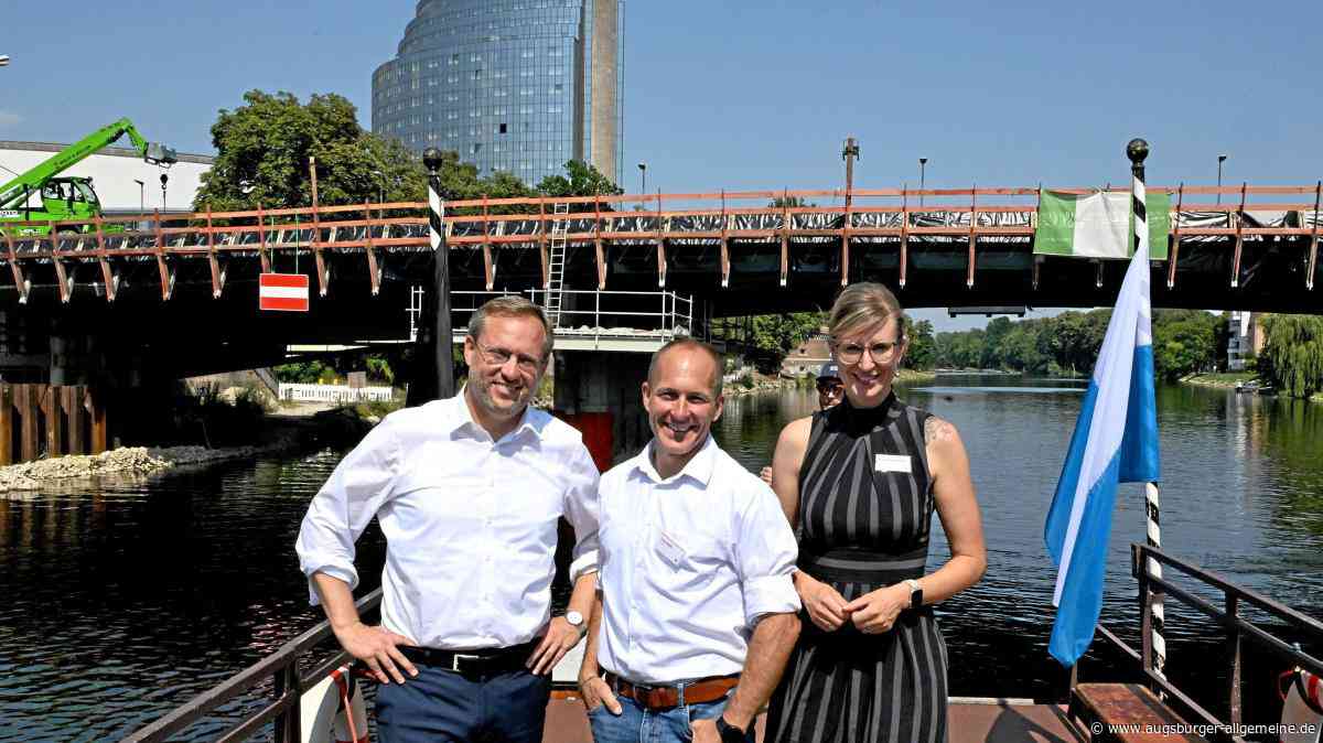Ulm und Neu-Ulm feiern Bergfest beim Neubau der Gänstorbrücke