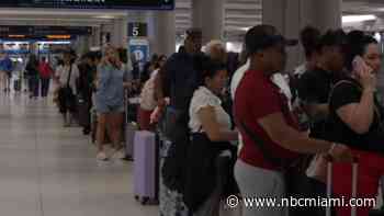 Travelers at MIA deal with impacts from American Airlines IT outage