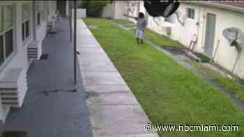 Video shows suspect firing into apartment in North Miami Beach