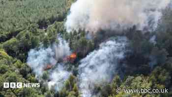 Wildfire warning as weather increases risk