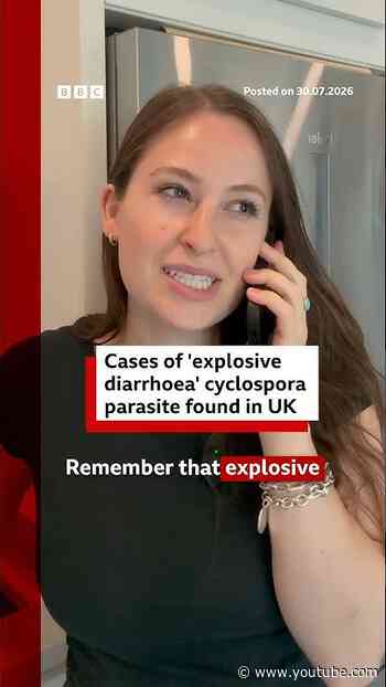 Cases of parasite causing 'explosive diarrhoea' reported in UK. #BBCNews