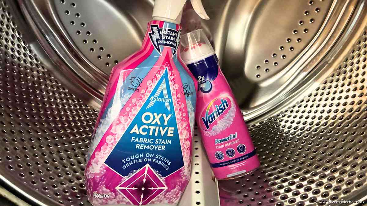 I tried Vanish and Astonish stain removers on my clothes — one was best
