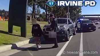 Irvine Police drone helps to catch a Tustin DUI suspect