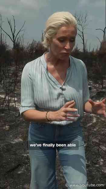 Ground zero of France's devastating wildfire