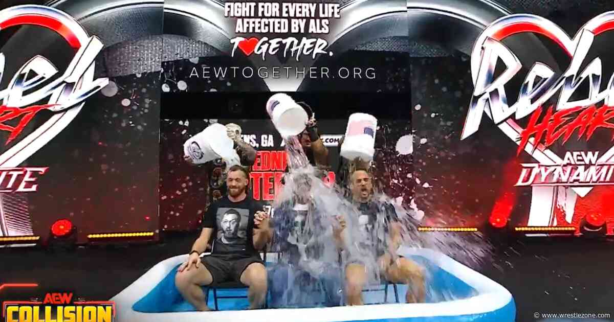 Former WWE Star and Insane Clown Posse Pour Ice During ALS Challenge on AEW Collision