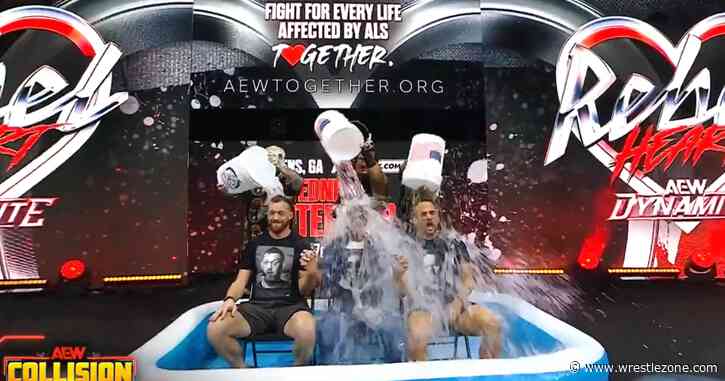 Former WWE Star and Insane Clown Posse Pour Ice During ALS Challenge on AEW Collision