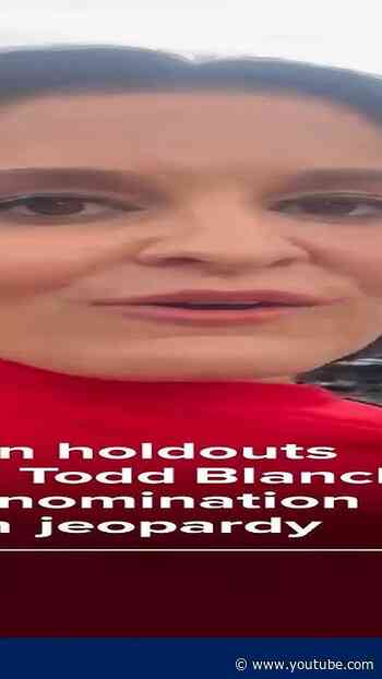 Republican holdouts meet with Blanche as his AG nomination remains in jeopardy