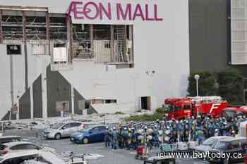 Death toll from southwestern Japan quake climbs to 34 as rescuers again search damaged mall