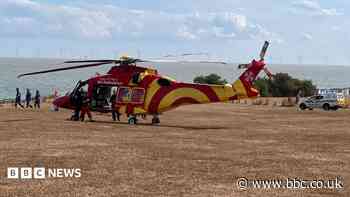 Man pulled from the sea off Essex dies