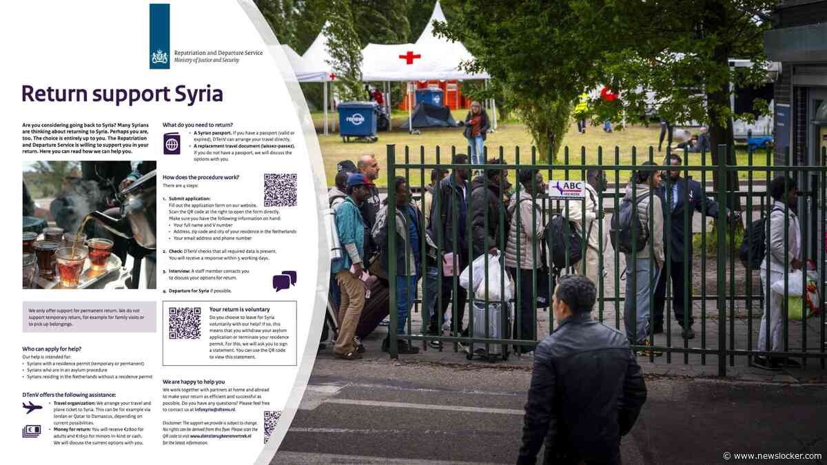 Duizenden Syrische asielzoekers moeten land verlaten, maar dwingen mag niet: ’Onbekend deel gaat illegaliteit in, anderen vragen opnieuw asiel aan’
