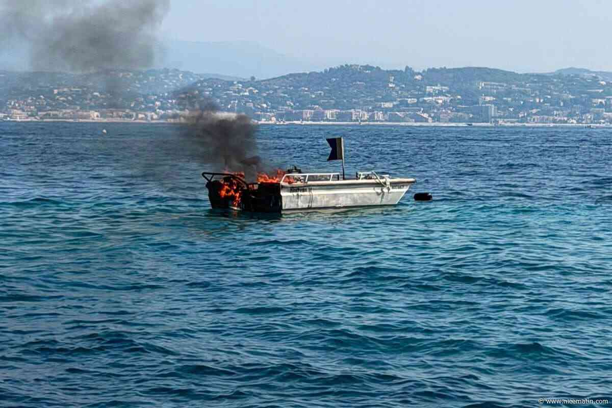 « On a vu une épaisse fumée noire » : des gendarmes en repos portent secours en paddle aux occupants d’un bateau en feu à Théoule-sur-Mer