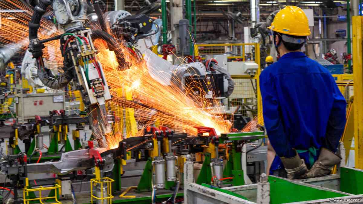 China's factory activity unexpectedly contracts in July on demand slump, typhoons