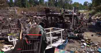 Richmond homeless encampment now deemed ‘hazardous site’ after fire