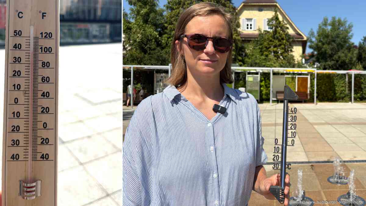 Heißester Tag des Monats: 44 Grad ohne Schatten – hier ist es im Landkreis Augsburg besonders heiß