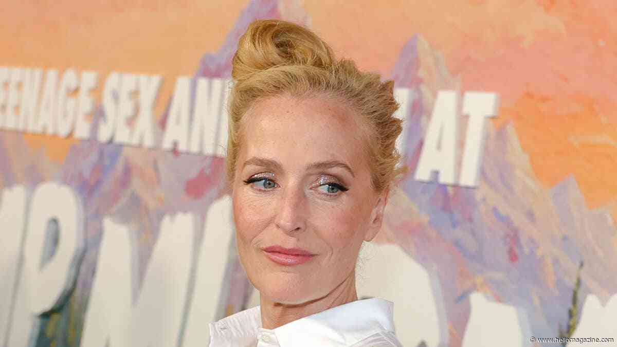 X-Files star stuns fans with ageless beauty as she steps out in dreamy floral look