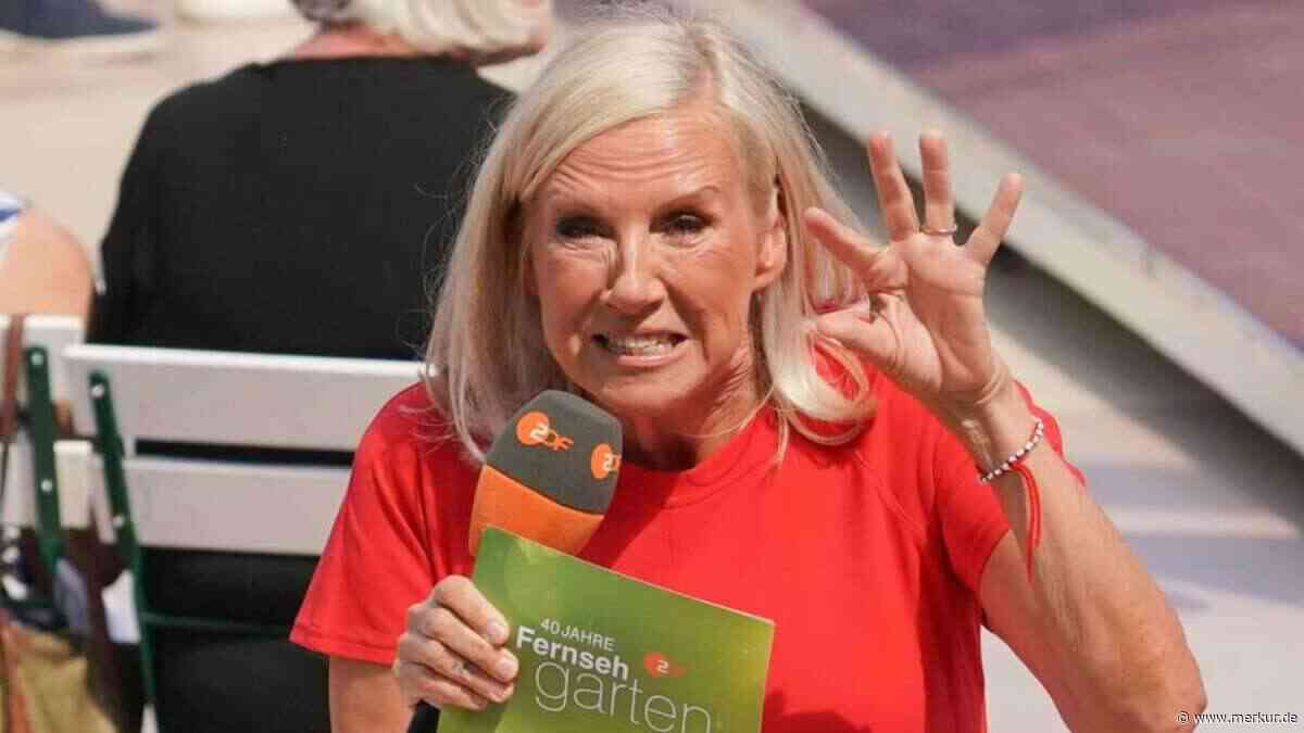 Wegen sabotierter „Fernsehgarten“-Ausgabe im Vorjahr: Andrea Kiewel schwört Rache