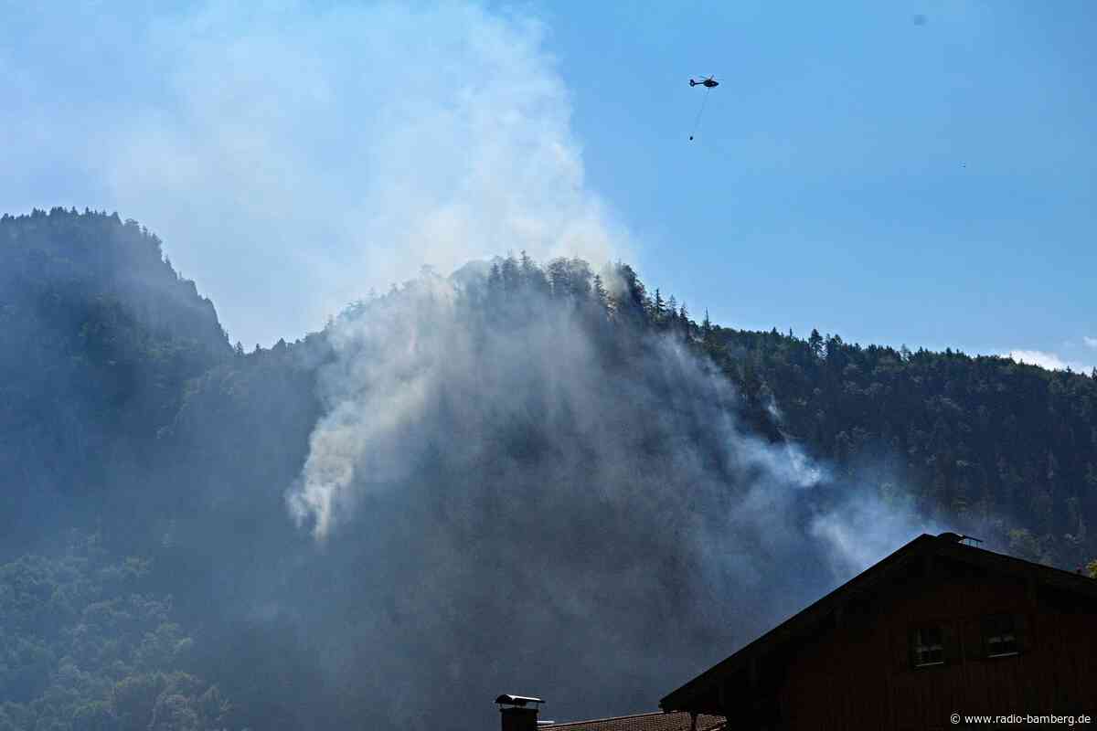 Waldbrand in Chiemgauer Alpen: «Vorsichtig optimistisch»