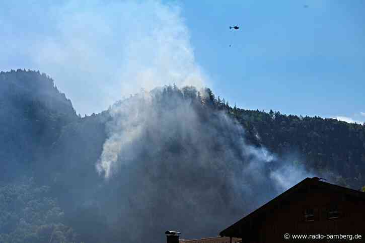 Waldbrand in Chiemgauer Alpen: «Vorsichtig optimistisch»