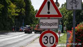 Miesbach saniert Straßen für 100.000 Euro – mit Rollsplitt
