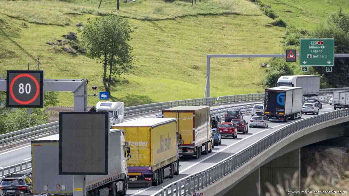 Dreizehn Kilometer Blechlawine auf der Italien-Route: Wer jetzt zum Gotthard fährt, braucht starke Nerven