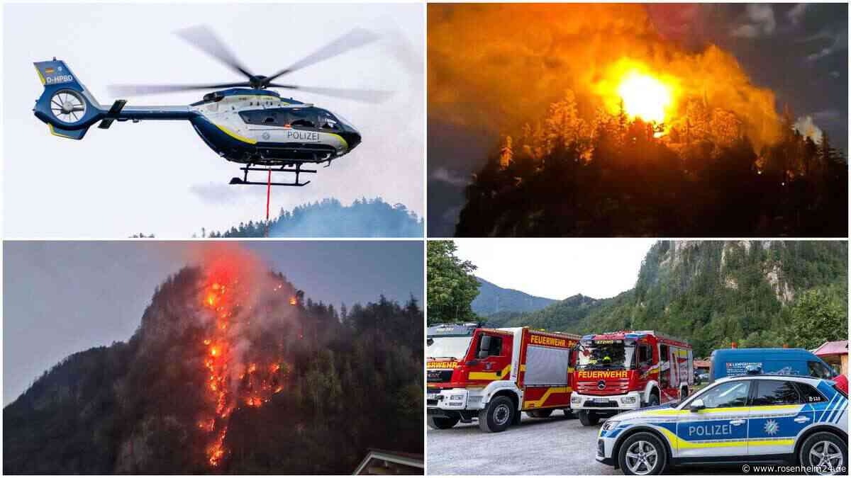 Jetzt im News-Ticker: Wärmebilddrohne, Lagebesprechung – so wird nun gegen das Feuer gekämpft