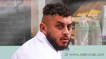Two men accused of gang raping and imprisoning a 14-year-old girl plead not guilty - after wild scenes erupted outside previous hearing