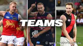 Crows ring SIX changes as axe swung on trio; Dees welcome back star after long lay-off — AFL Teams Round 21