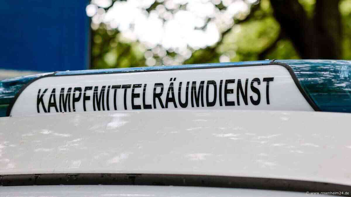 Schockfund in Isen: Spielende Kinder finden Mörsergranate in Bachbett