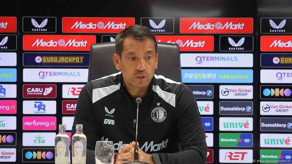Van Bronckhorst lyrisch over Feyenoord-duo: 'Samen zijn ze heel dynamisch'