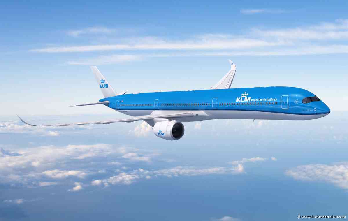 KLM zet Airbus A350-900 eenmalig in op vlucht naar Chicago