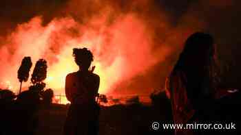 Crete wildfires live: Greece emergency as hurricane-force winds fan Rethymno flames
