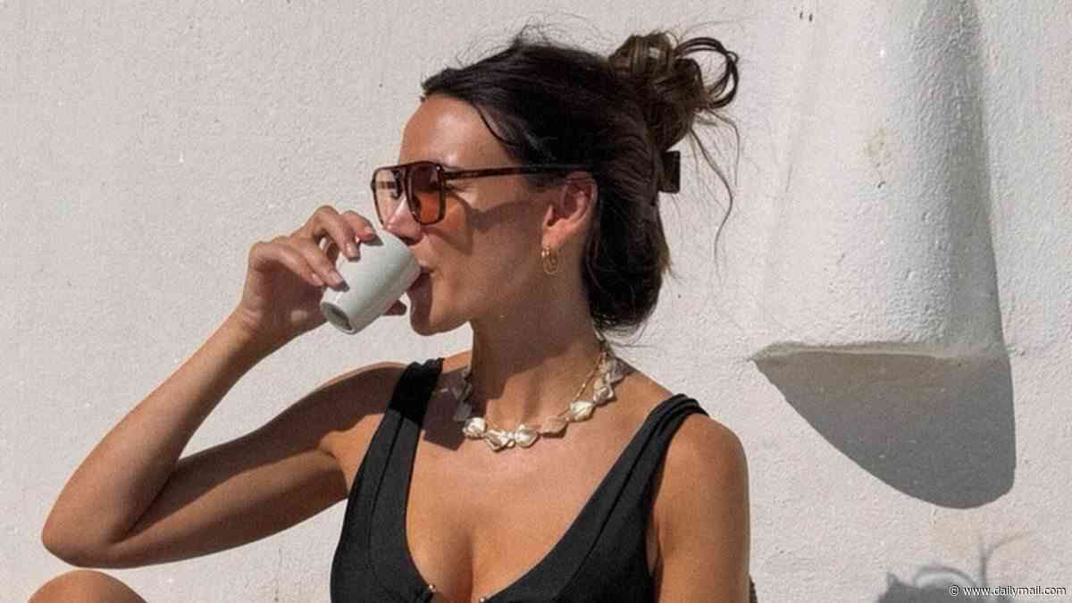 Michelle Keegan looks incredible in a black bikini as she releases new collection of swimwear from her brand in latest power move