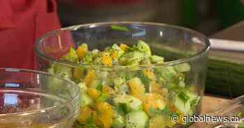Simply Delicious Recipe: Cucumber Salad with citrus, ginger and chili