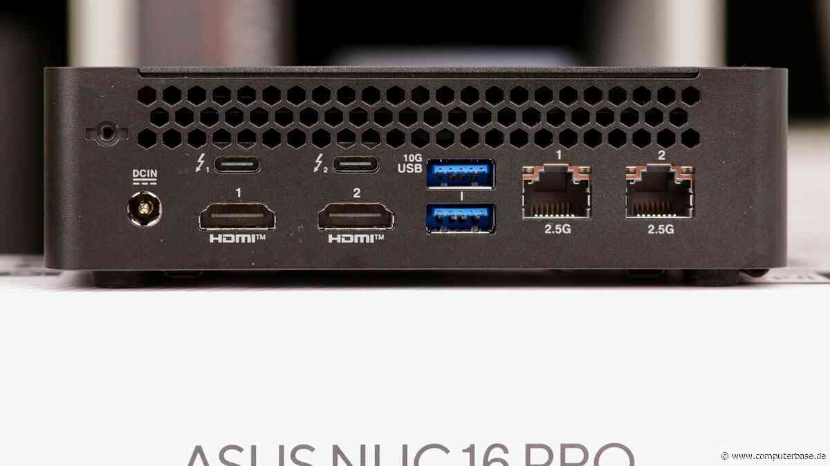 Asus NUC 16 Pro im Test: Extrem schneller Mini-PC mit Intel Panther Lake