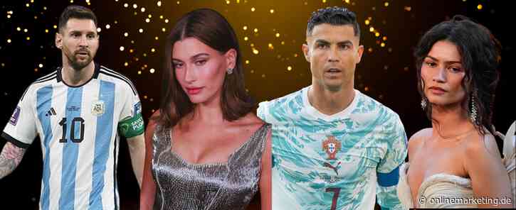 Messi vor Ronaldo, Hailey Bieber und Zendaya: Diese 11 Stars beeinflussen am stärksten, was wir kaufen