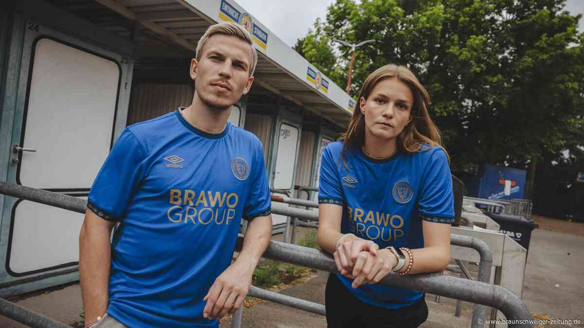 Aus Blau-Gelb wird Blau-Gold: Eintracht Braunschweigs neues Auswärtstrikot