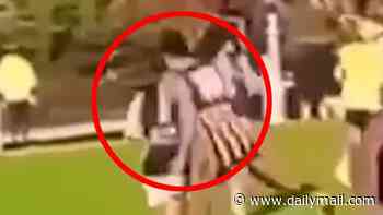 Footy player deregistered, charged by police and cops mega ban for sickening coward punch after 'choking' the same opponent earlier in the match