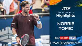 Norrie thrashes Tomic at Los Cabos Open to reach first semi-final of 2026