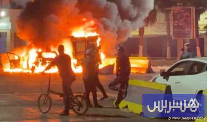معبر مدينة مليلية يعيش ليلة فوضوية