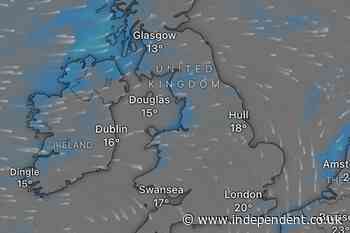 Weather mapped: Where it will rain in the UK this weekend as droughts and heatwaves strike