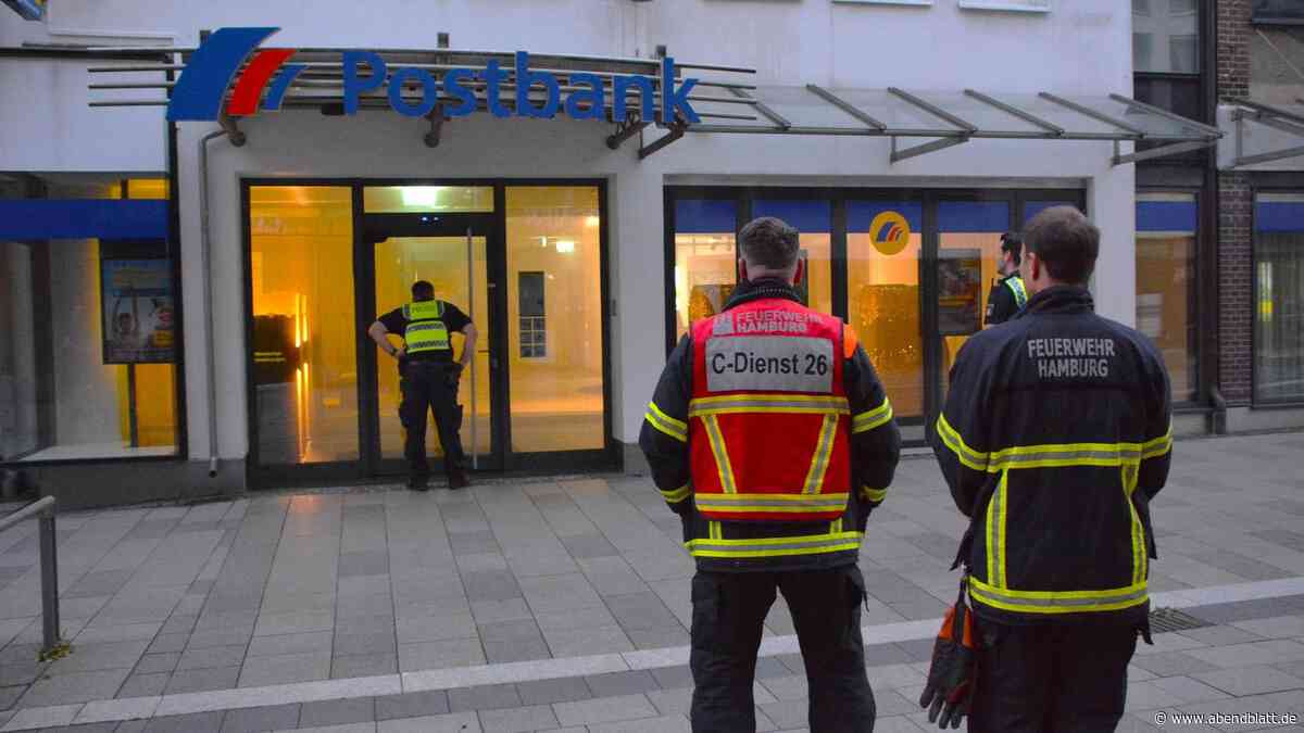 Feueralarm bei der Postbank: War es ein Einbrecher?