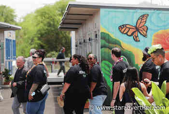 Hawaii’s 26th tiny-home kauhale blessed