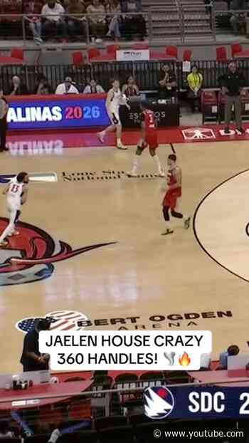 Jaelen House has INSANE handles and a crazy signature 360 move! 🌪️🔥