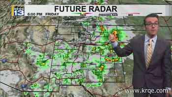 Some storms and hot weekend weather