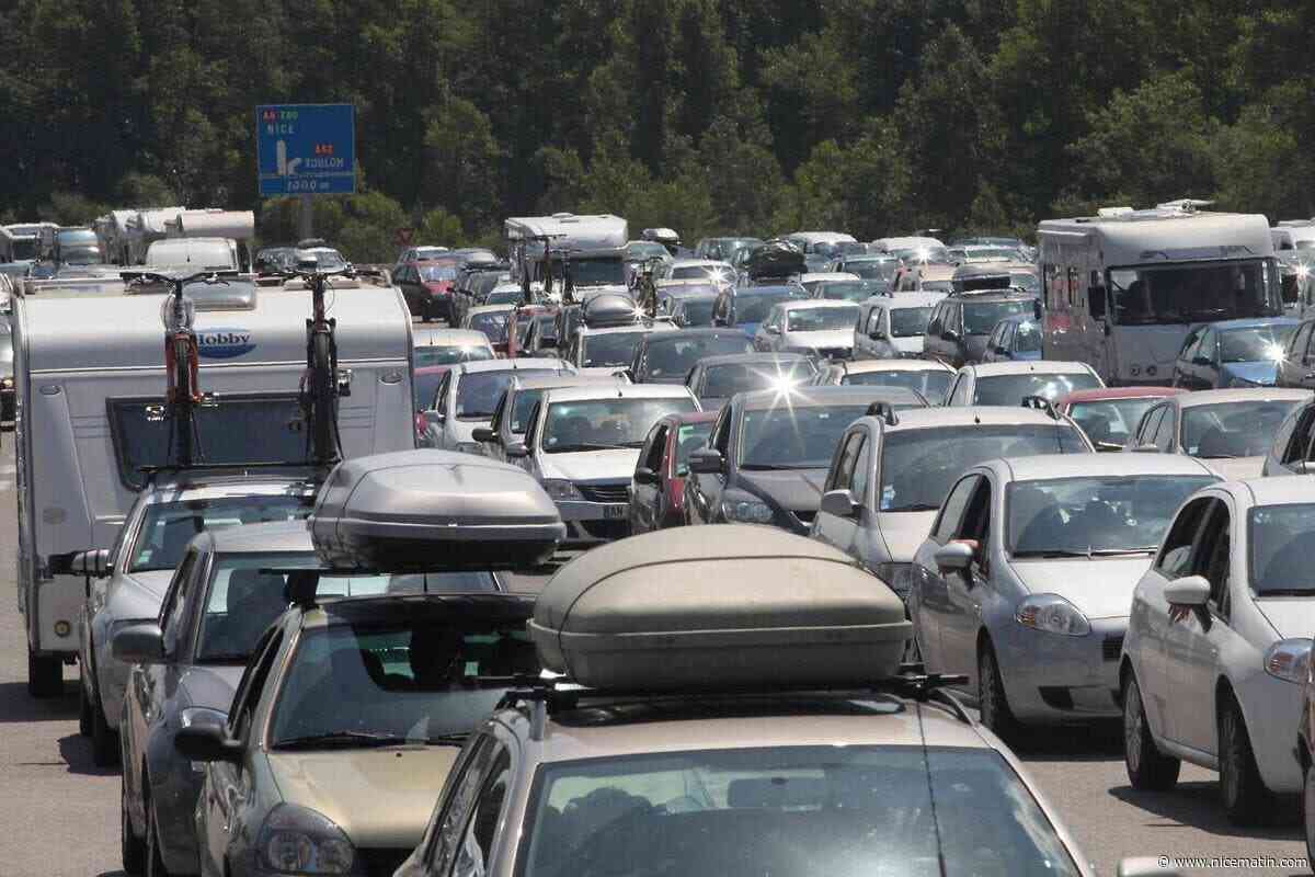 Plus d’une heure de bouchons : un accident à hauteur de Nice provoque un gros ralentissement sur l’autoroute A8