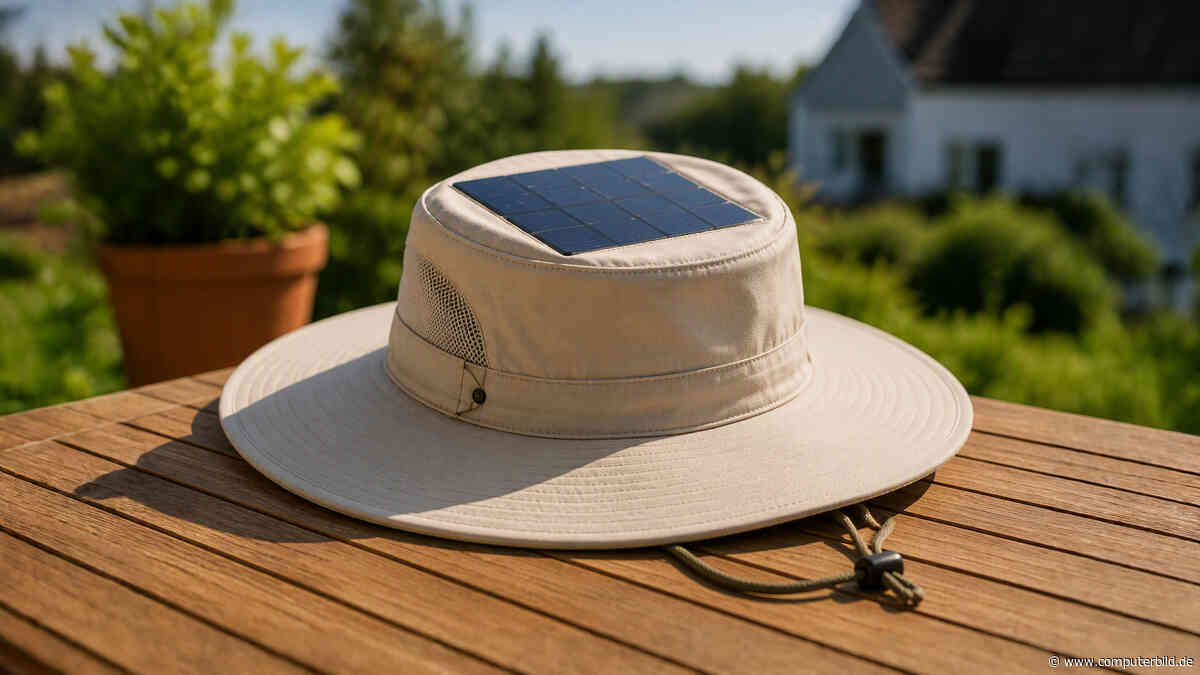 Solarhut mit Ventilator: Tüftler aus dem Schwarzwald trotzt der Hitzewelle